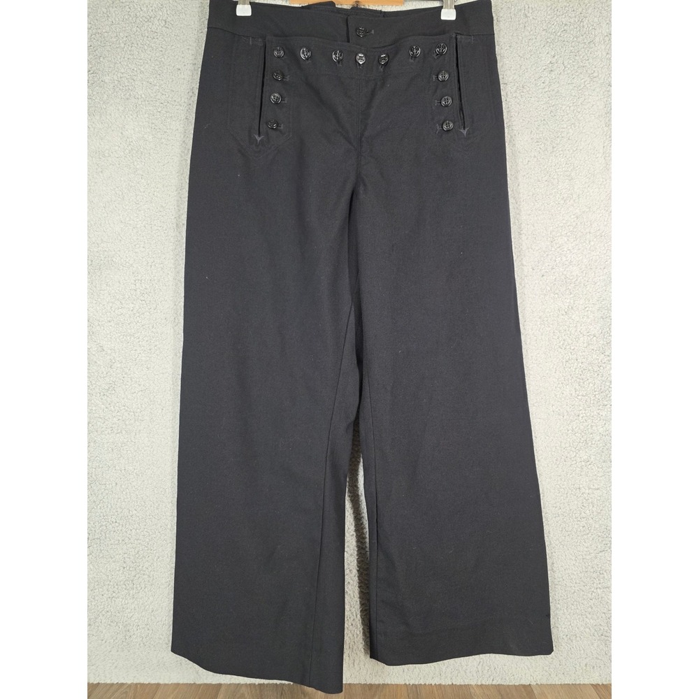 US Navy Enlisted Blue Wool Trousers 13 Button Bell Bottoms Omega Apparel 36R